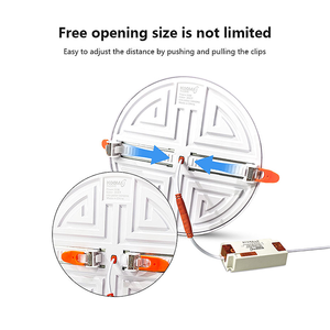 <span class=keywords><strong>KOOMAN</strong></span> Commercial 10W 16W 24W 36W Panneau LED rond pour plafonnier Ultra mince en aluminium encastré UFO Panneau lumineux - Product Image 4