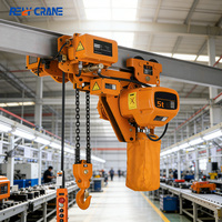 Fabricantes de Grúas en China, Polipasto Eléctrico de Cadena de 9m y 2 Toneladas, Gancho de Elevación de 1 Tonelada, Polipasto de Cadena Mini para Uso en Interiores