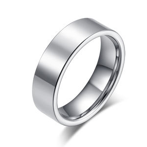 خاتم زواج من التنجستن المطلي من شركة CHENG JEWELERS للأزواج، 2-8 مم، ذهب عيار 18 قيراط، خاتم خطوبة مقبب من الشركة المصنعة - Product Image 6