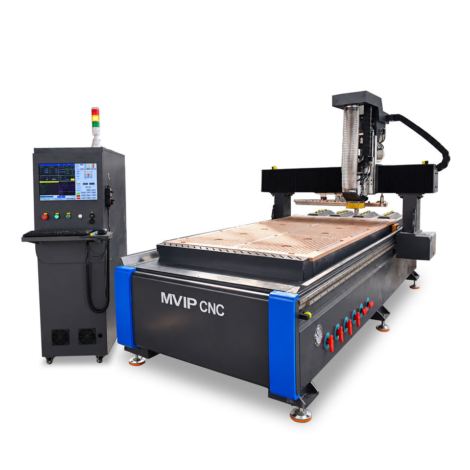MP 1325 ATC 3 Axis CNC Nesting Machine Single Spindle Wood CNC Router ...