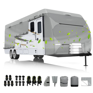 Cubierta ligera impermeable de 4 capas no tejida Camper se adapta a 27-30ft Travel Trailer RV Cover - Product Image 2