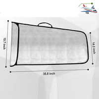 Sacs de protection portables pour ailes d'avions télécommandés, avec couche de protection à bulles