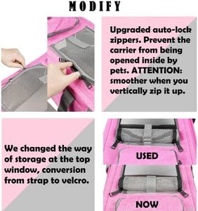 Cats Pet Carrier Soft-Sided Travel Carrier Privacy Protection for Puppy <b>Dog</b> Special Purpose Bags Cases - Product Image 3