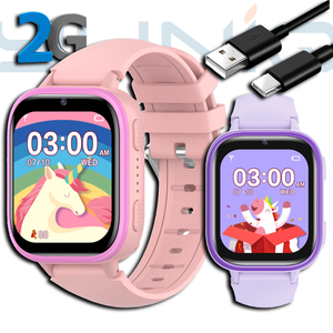 Yuniq vendita calda per bambini Smartwatch nuovo 2G HD chiamata bambino fotocamera SOS 1.83 pollici 500mAh 1.83 pollici 500mAh imparano orologi da carta per Silicone - Product Image 1
