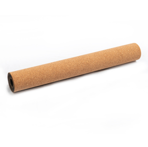Alfombrilla de corcho antideslizante para Yoga, estera de goma natural con logotipo personalizado, color gris - Product Image 2
