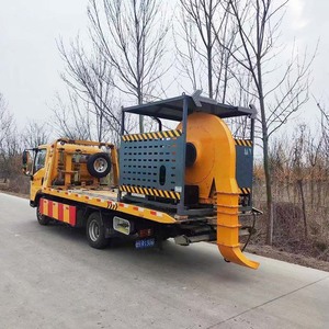 Souffleuse à neige diesel montée sur véhicule de grande taille, haute puissance, avec conduit d'air, pour le nettoyage des routes en hiver - Product Image 1