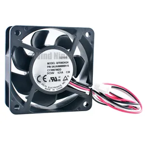 Qfr0624gh 3aua000000088115 6cm 60mm fan 60x60x25mm DC24V 0.21a 3pin kép bóng mang quạt làm mát cho chuyển đổi tần số