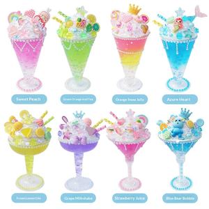 Mingxiang - Juego de Vasos de Cristal para Niños, Personalizables, con Pegamento de <span class=keywords><strong>Crema</strong></span>, Material de Juguete para Hacer Pasteles y Postres, Plástico, 7-14 Años - Product Image 3