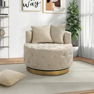 Modernes Luxus-Einzelsitz-Schlafs ofa Liege sofa Kleine runde Einzel-Wohnzimmer-Sofas