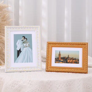 Hot Sale PS Foam 6" 7" 8" 10" A4 Photo <b>Frame</b> <b>Gold</b> and White Rectangular Picture <b>Frame</b> - Product Image 6