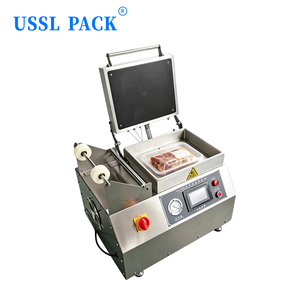 Machine de mise sous vide de table SR580-360 pour barquettes de viande marinée et cuite, idéale pour les charcuteries et la conservation des aliments frais - Product Image 4