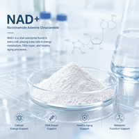Nikotinamid Ribozid CAS 1341-23-7 Yüksek Emilimli NAD+ Arttırıcı Yaşlanma Karşıtı Gıda Sınıfı Besin Takviyesi Tozu Hammadde %98