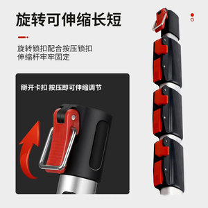 Telescopic Pole <b>Pruning</b> Saw 3 5 6 Meter Stainless Steel Blade Manual Fruit <b>Tree</b> Trimming <b>Tool</b> - Product Image 2