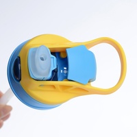 Gobelet isotherme en acier inoxydable 304 avec revêtement de transfert thermique, gobelet à paille pour étudiants et enfants, design moderne