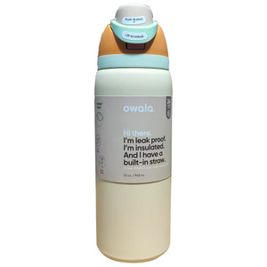 Botella de Agua Owala de Acero Inoxidable con Aislamiento al Vacío, 24oz/32oz, a Prueba de Fugas, Libre de BPA, para Oficina, Viajes y Uso Diario - Product Image 3