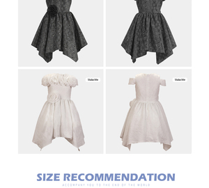 Robe de fête pour jeunes filles avec des fleurs élégantes - Product Image 2