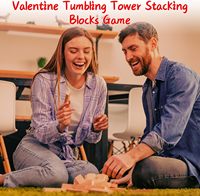 Juego de Torre de Bloques Super Naughty, Juego de Apilar Bloques Romántico para San Valentín, Actividades para Parejas e Ideas para Citas Nocturnas