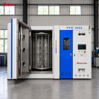 Ligne de production de revêtements AsiaLink avec PLC et pompe pour cadrans de montres, couronnes et aiguilles - Machine de revêtement sous vide automatique (PVD Ion Plating)