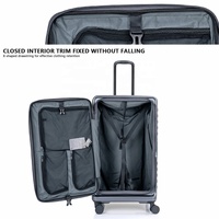 Ensemble de bagages Hardshell extensible de qualité supérieure 3 pièces Roues d'avion silencieuses avec amortisseur Expansion réglable