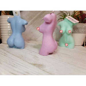 Etiqueta privada Creatividad única Aromaterapia de lujo Vela de medio cuerpo desnuda Cera de soja Decoración del hogar Vela de cuerpo desnudo perfumada - Product Image 6