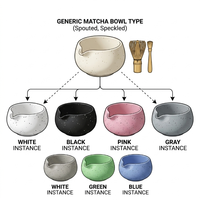 Ensemble de bols à matcha en céramique japonaise traditionnelle avec bec verseur, fouet en bambou, support, kit cadeau pour cérémonie du thé, écologique, fait main