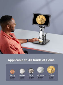 Nouveau Microscope Numérique Vidéo 10,1" 1080p Microscope Électronique 1500x pour Soudure et Réparation Mobile Interface HDMI Type C - Product Image 2