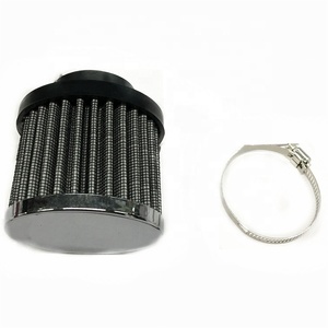 Nhỏ phổ thép không gỉ xả hơi Lọc Cone Lọc nhiệt lá chắn Bộ lọc không khí - Product Image 3