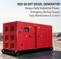 Générateur diesel silencieux de 250 kW, faible bruit, alimentation de secours d'urgence pour hôpital, école