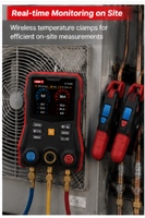 Kit numérique UNI-T UT336E original + pinces de température sans fil pour surchauffe/sous-refroidissement, application de contrôle à distance A1/A2L/A2/A3/B1