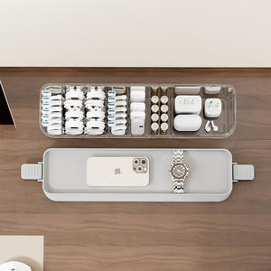 Caja de Almacenamiento de Cables y Líneas de Datos de Plástico con Envío Gratuito, Diseño de Múltiples Compartimentos, Estilo Simple, Funciones de Depuración - Product Image 2