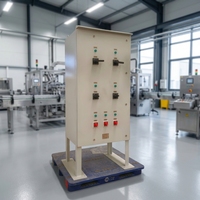 Gabinete de Distribución de Bajo Voltaje Industrial de 1250A y 400V, Caja de Control Eléctrico de Acero IP44 RAL7035, Caja de Distribución de Polvo