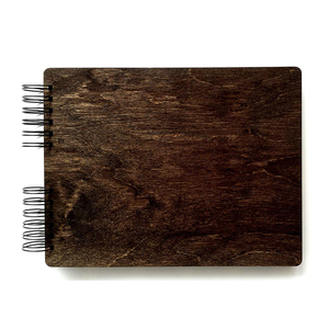 Eco Friendly Recycled Custom Printed <strong>Thick</strong> Spiral Wood Print Offset Paper Cover <strong>Notebook</strong> - Product Image 6
