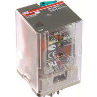 Relay CR-U024DC3L 10A 250V AC DIN Rail Mount dengan Tombol Uji untuk Sistem Otomasi