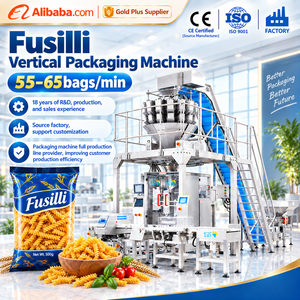 เครื่องบรรจุภัณฑ์อัตโนมัติแบบ VFFS สำหรับฟูซิลลี ยี่ห้อ Source Factory รุ่นอเนกประสงค์พร้อมระบบชั่งน้ำหนัก - Product Image 1