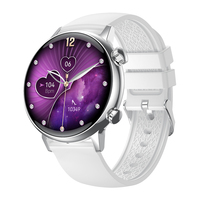 Reloj Inteligente para Hombre con Pantalla AMOLED de 1.19 Pulgadas, Monitor de Actividad Física, Asistente de Voz con IA, Resistente al Agua IP68, Correa Magnética de Gel de Sílice, Frecuencia Cardíaca, Calorías