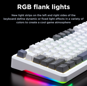 F87 Tkl Chơi Game 3 Chế Độ Bt Có Dây 2.4G Không Dây RGB hot-trao đổi Tiếng Anh Bàn Phím Cơ Khí - Product Image 3