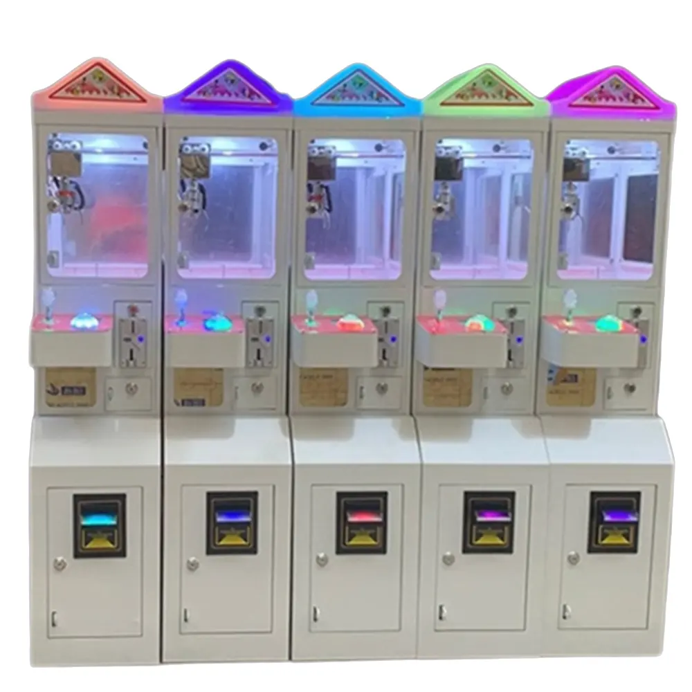 Factory Wholesale Coin Operated Games Toys Candy Vending Machines Mega Mini Claw Machine Arcade Small Cranes Doll Gift Machine