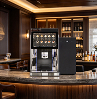 Distributeur automatique de café frais TCN, du grain à la tasse, équipement commercial de café fraîchement moulu pour hôtels et entreprises