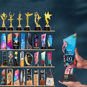 क्रिस्टल सस्ते थोक खाली K9 ग्लास ट्रॉफी क्रिस्टल पुरस्कार कस्टम 3 डी क्रिस्टल ग्लास पुरस्कार ट्रॉफी - Product Image 2