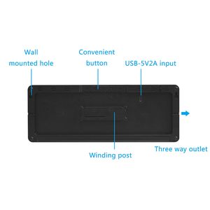 Large LED <b>Digital</b> Alarm <b>Clock</b> Sleep Smart Wall <b>Clock</b> Temperature Multifunction USB Charging Night Mode Mirror - Product Image 2