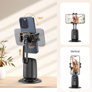 X P05 AI ไม้กันสั่นติดตามใบหน้า หมุนได้ 360 องศา รองรับ Cold Shoe สองช่อง ควบคุมด้วยท่าทาง ไม่ต้องใช้แอป ช่องเกลียว 1/4 นิ้ว สำหรับยึดโทรศัพท์ - Product Image 6