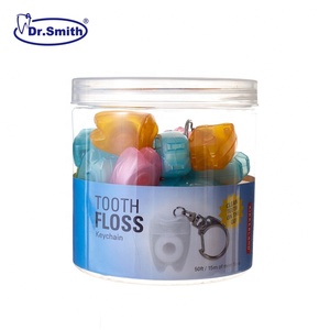 Fil Dentaire Certifié CE, Haute Qualité, Ciré au Charbon, 15m, Goût Menthe, Boîte d'Hygiène Buccale pour le Nettoyage des Dents - Product Image 1