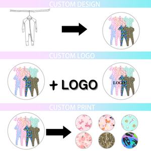 ケルイ ベビー バンブー ジッパー パジャマ ロンパース 新生児 カバーオール サステイナブル 新生児 ジャンプスーツ カスタム 新生児 スリープスーツ 寝間着 - Product Image 2