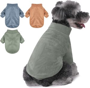 Suéter Abrigado para Perros, Selección de Colores Aleatorios, Ropa para Mascotas de Forro Polar, Cuello Alto, Apto para Perros Pequeños y <span class=keywords><strong>Cachorros</strong></span>, Venta al Por Mayor - Product Image 3