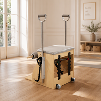 Chaise Wunda de qualité studio en bois massif, équipement de fitness à haute stabilité, ensemble de yoga Pilates pour usage commercial
