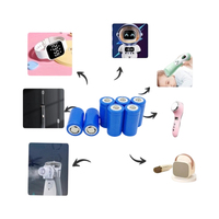 Piles lithium-ion cylindriques 18350 à prix abordable, 3,7 V, pour banques d'alimentation, outils, jouets, ventilateurs, lampes, bateaux, véhicules