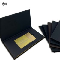 Boîtes d'emballage personnalisées de luxe pour cartes de crédit VIP, cartes d'invitation, cartes cadeaux