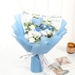 Flores de Ganchillo Hechas a Mano, Ramo de Rosas Artificiales para el Día de la Madre, Día de San Valentín - Product Image 2