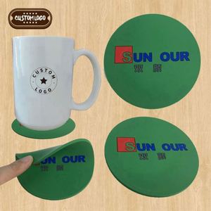 Sous-verres personnalisés en PVC pour bière, sous-verres en carton et sous-verres en silicone pour gobelets - Product Image 1