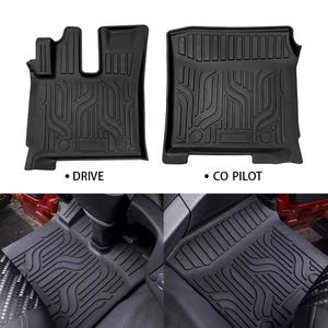 3D personalizado TPE plástico lujo coche alfombra frontal conjunto completo camión piso alfombrillas para Sitrak/HOWO/DONGFENG/Shacman - Product Image 6